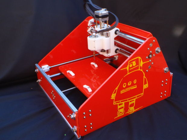 Picture of 3D printed CNC mill