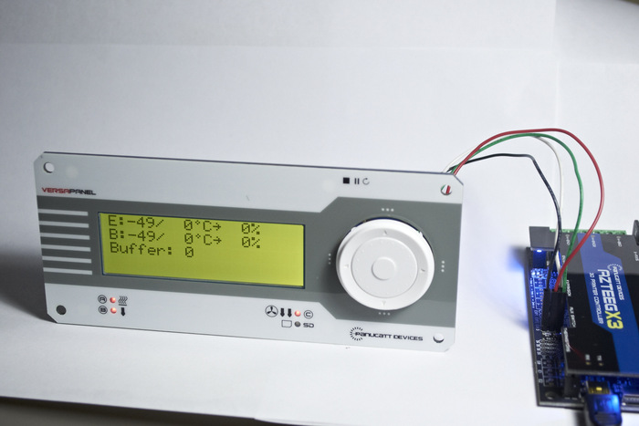 Only 4 wires(i2c,+5 and ground) to have basic nav control and LEDs