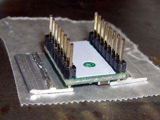 Pololu stepper board - epoxy curing