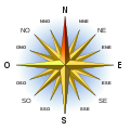 Compass Rose French North.svg