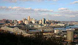 Downtown Cincinnati from Covington, Kentucky