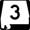 Alabama Route Marker