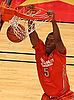 Kevon Looney dunking basketball in 2014