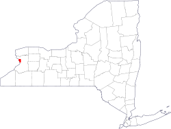 Location of Buffalo in New York State