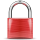 Red padlock