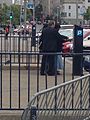 Figuring out parking computer in San Francisco.JPG
