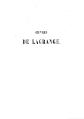 Joseph Louis de Lagrange - Œuvres, Tome 3.djvu
