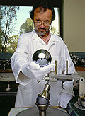 Silicon sphere for Avogadro project.jpg