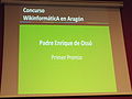 Primer premio, WikinformáticA Aragón 2015.JPG
