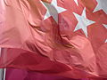 Bandera Comunidad de Madrid, Pueblo Nuevo, España, 2016 04.JPG