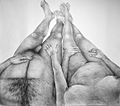 DQuinby Couple allongé crayon graphite sur papier 170x150 cm 2010.jpg