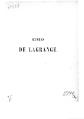 Joseph Louis de Lagrange - Œuvres, Tome 14.djvu