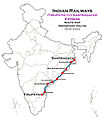 (Santragachi - Tirupathi) Express Route map.jpg