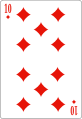 10 of diamonds - David Bellot.svg