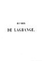 Joseph Louis de Lagrange - Œuvres, Tome 5.djvu