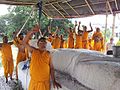 Pilgrims frm Dimapur taking part in the stone carving.jpg