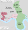 Stepney Civil Parish Map 1870.png