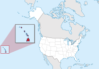 True location of Hawaii
