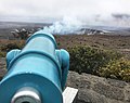 Telescope at Jaggar Overlook, Kilauea Crater.jpg