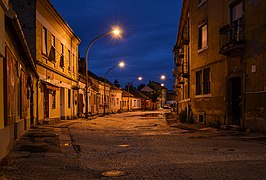 Esztergom by night 01 - Simor János utca.jpg