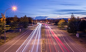 McKenzie Ave at dusk, Saanich, Canada 01.jpg