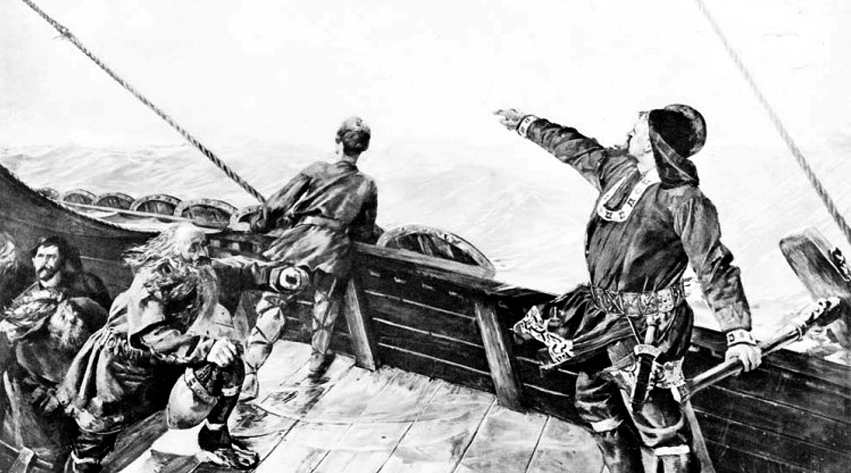 The Vikings used the North Star or Polaris to help them navigate at night