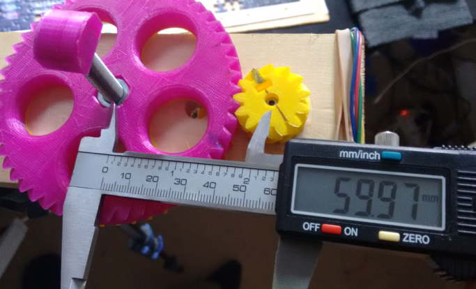 distance between holes: 60 mm (or 59.97 :-D )