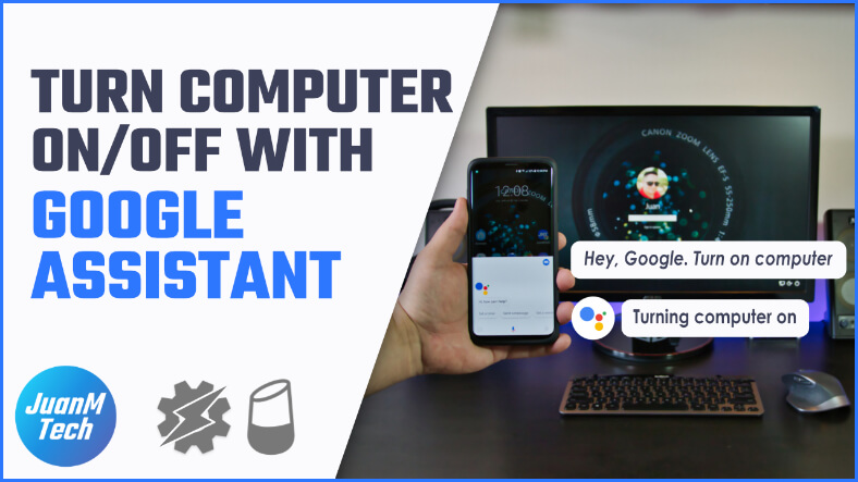 Turn a computer on - off using Android and Google Home v.4