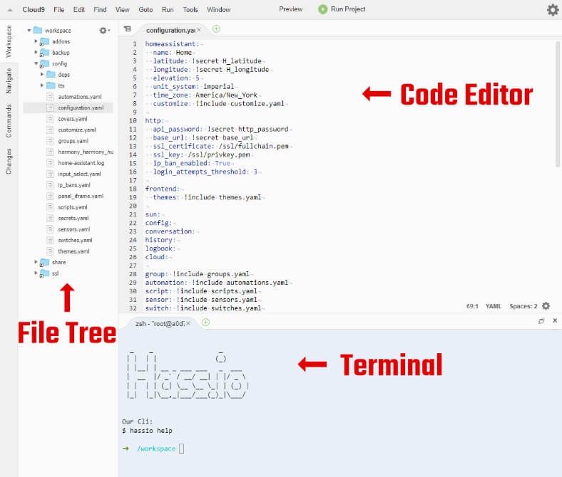 IDE window