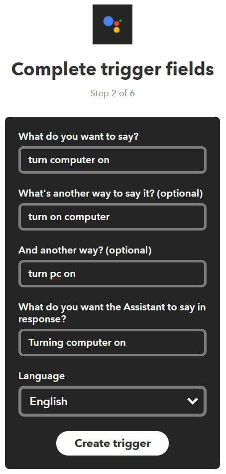 This setup - Turn on PC