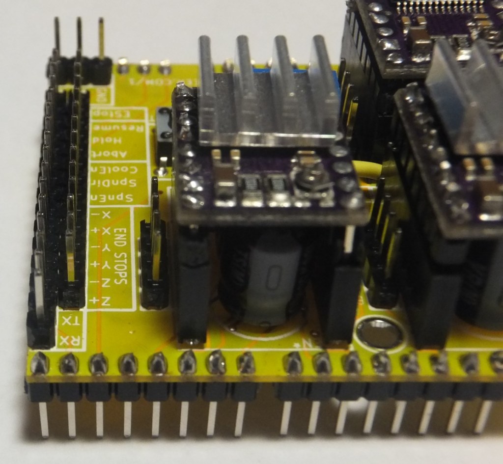 Arduino CNC Shield - End Stop Pins