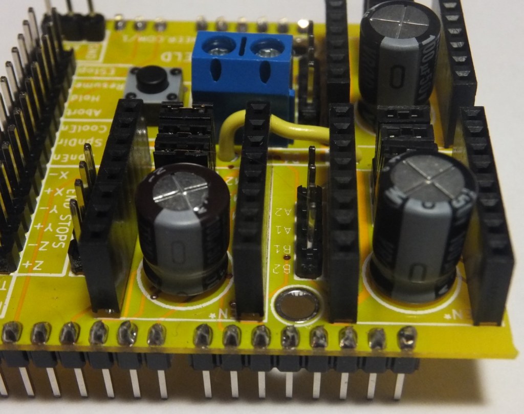 Arduino CNC Shield - Stepper Motor Coil Indicator