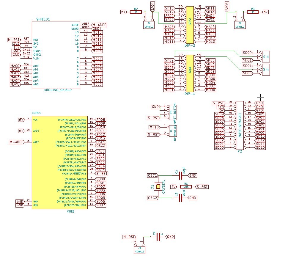 Arduino More-Core Shield Schematics