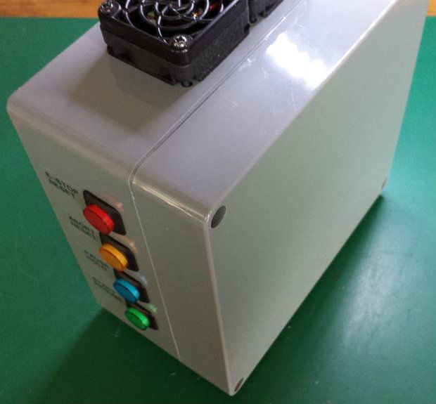 Arduino CNC Shield Raspberry Pi Enclosure- Front View