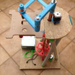 Morgan Reprap makes its first print. (SCARA 3D Printer)