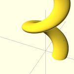 OpenSCAD – Using extrusions to make rounded shapes