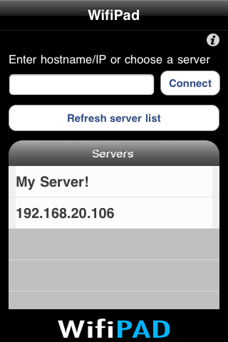 Server connect