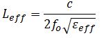 Effective Length