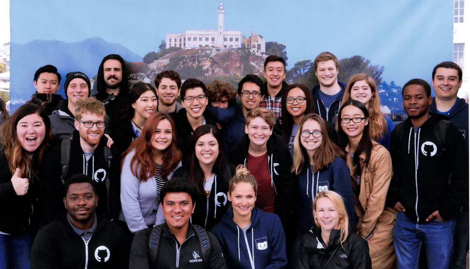 2017 GitHub Intern Group Photo