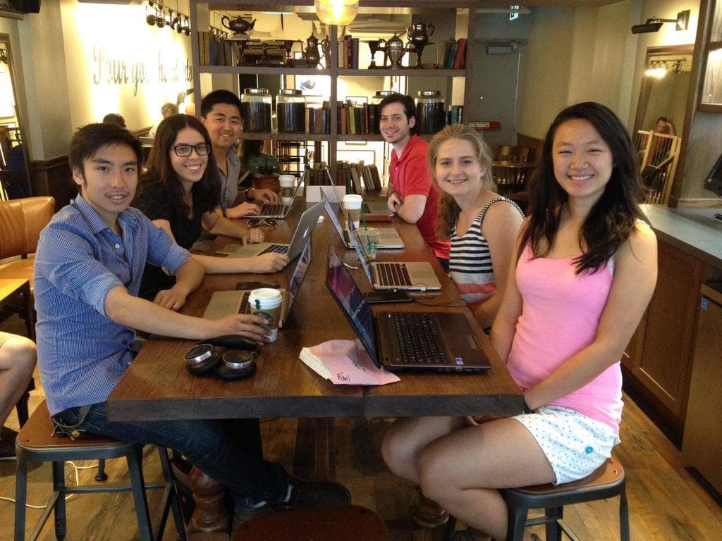 An image of a table showing the different segments of Free Code Camp